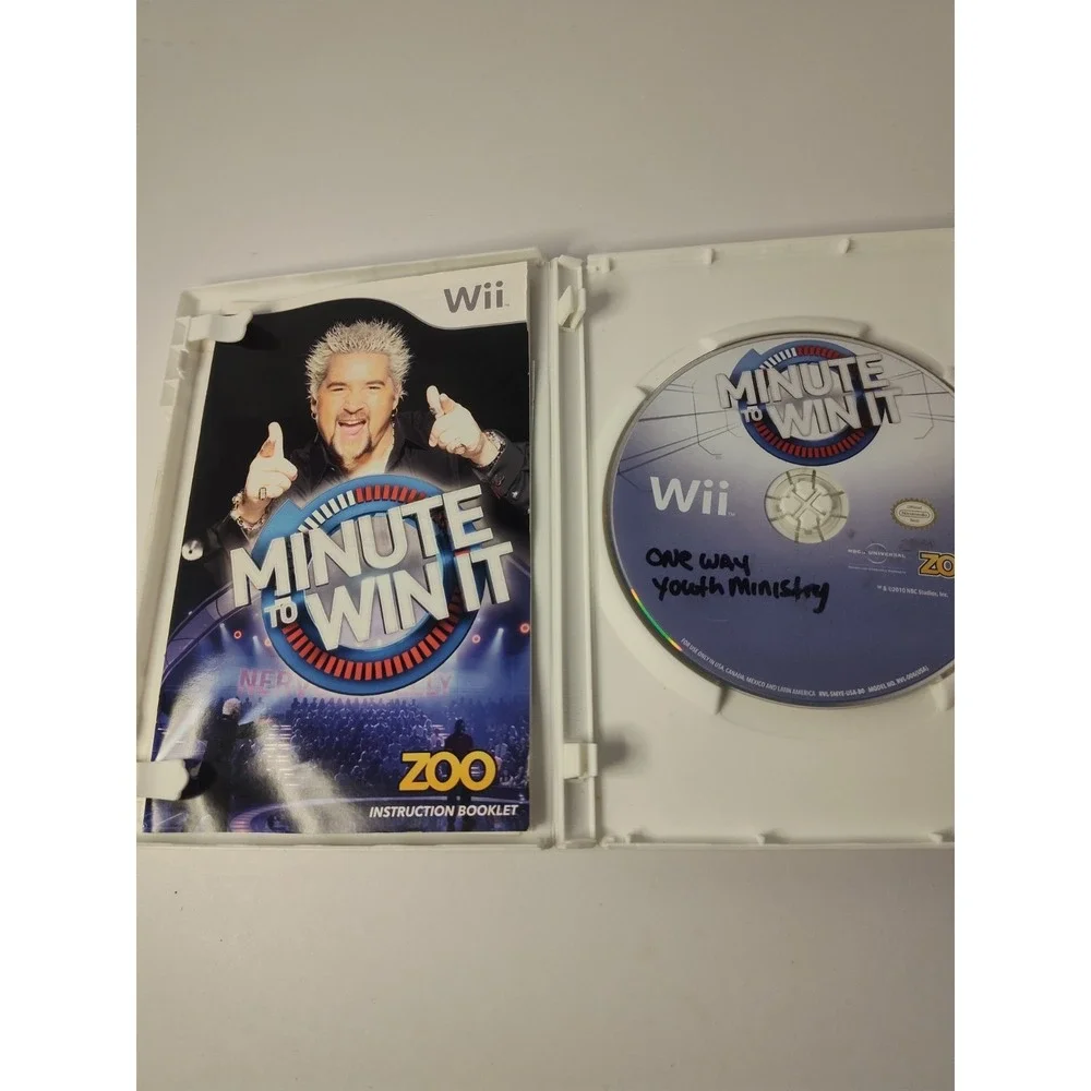 MINUTE TO WIN IT wii game tested Complete